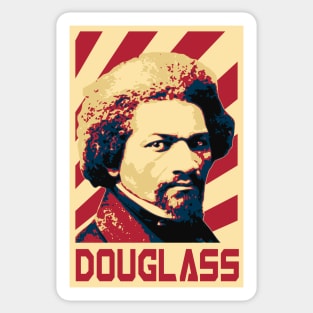 Frederick Douglass Retro Propaganda Sticker